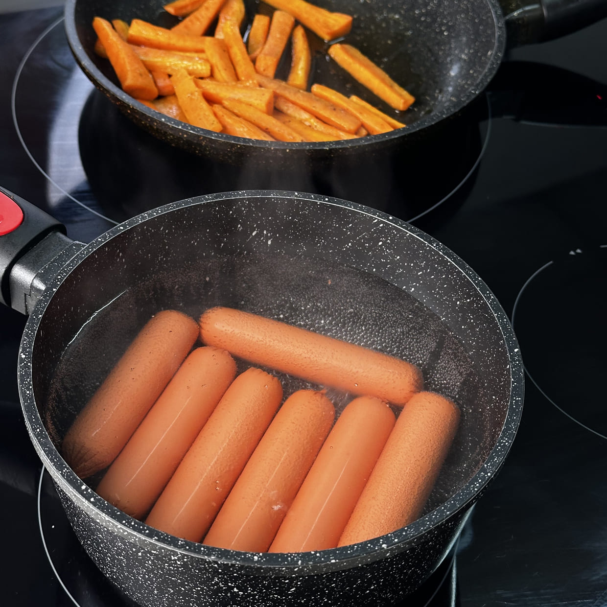 Сосиски сливочные т.м. Первомайские Деликатесы, вареные, газ, 0,35 кг, шт